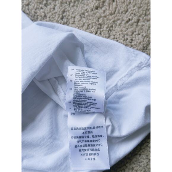 SCOTCH & SODA Men's Relaxed White T-Shirt Medium Quiet Luxury Classic Layer Fall - Picture 6 of 7